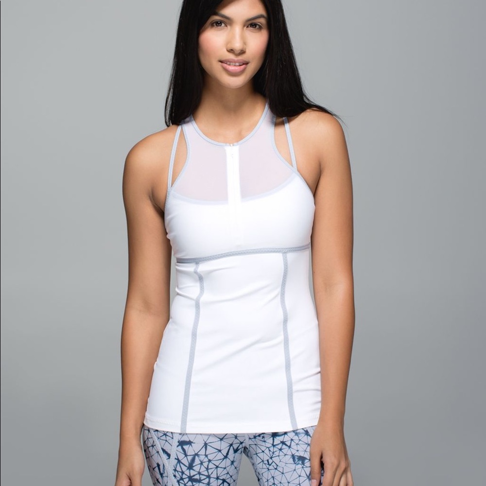 lululemon athletica White Tank Top